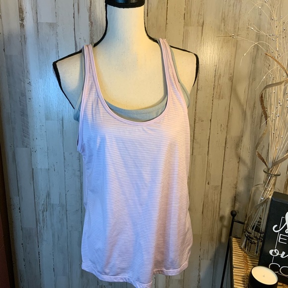 Athleta two piece workout top. Attached at top of shoulder. Size L - Picture 1 of 5